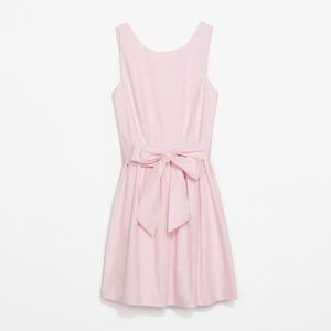 Zara Trafaluc Poplin Sleeveless Pink Dress Sz XS